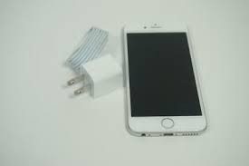 White iPhone with Charger